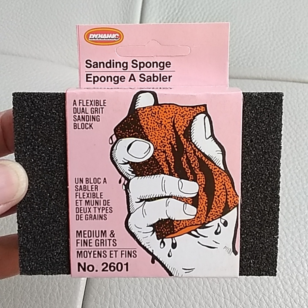 Box of 12 Medium/Fine Sanding Sponges by Dynamic